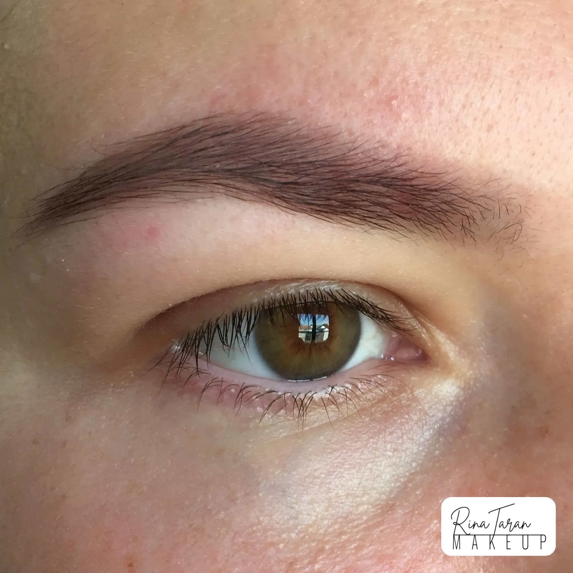 Brow sculpt and tint done at the Middle Park studio